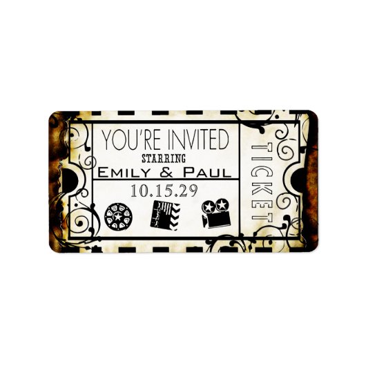 Geef één sparen de Datum toe Etiket (Voorkant)