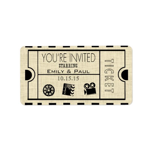 Geef één sparen de Datum toe Etiket (Voorkant)