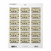 Geef één sparen de Datum toe Etiket (Full Sheet)