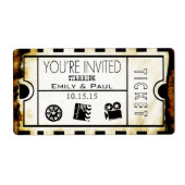 Geef één sparen de Datum toe Etiket (Voorkant)