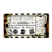 Geef één sparen de Datum toe Etiket (Voorkant)