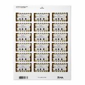 Geef één sparen de Datum toe Etiket (Full Sheet)