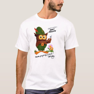 Geef een T-shirt dat niet vervuilt