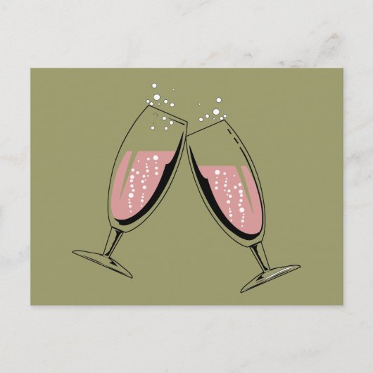 Geef een Toast exemplaar Briefkaart (Voorkant)