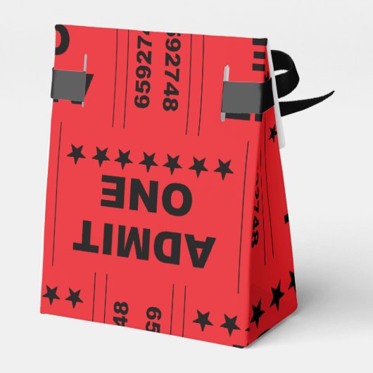 "Geef één toe" Tent Favor Box Bedankdoosjes (Achterkant)