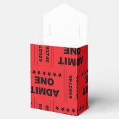 "Geef één toe" Tent Favor Box Bedankdoosjes (Geopend)