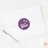GEEF EEN TOEGIF ALS JE HOMO BENT RONDE STICKER (Envelop)