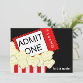 Geef Één Uitnodiging van de Film en van de Partij  (Staand voorkant)