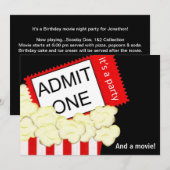 Geef Één Uitnodiging van de Film en van de Partij  (Voorkant / Achterkant)