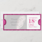Geef één VIP 18e verjaardagsfeestje uit Kaart (Voorkant)