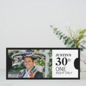 Geef één VIP 30e verjaardagsfeestfoto uit Kaart (Staand voorkant)