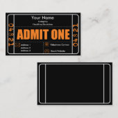 Geef Één Visitekaartje toe (Voorkant / Achterkant)