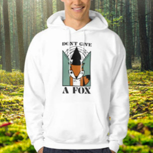 Geef een vos geen motivatie Graphic Hoodie