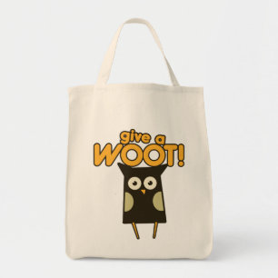 Geef een Woot Uil Tote Bag