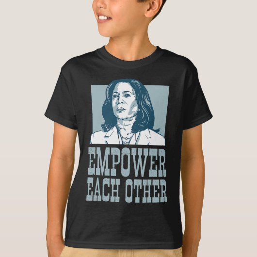 Geef elkaar de macht Kamala Harris voor President  T-shirt (Voorkant)