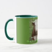 Geef 'Em de vogel voor Thanksgiving! Mok (Links)