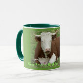 Geef 'Em de vogel voor Thanksgiving! Mok (Voorkant links)