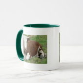 Geef 'Em de vogel voor Thanksgiving Mok (Voorkant links)