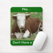 Geef 'Em de vogel voor Thanksgiving! Muismat (Met muis)