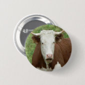 Geef 'Em de vogel voor Thanksgiving Ronde Button 5,7 Cm (Voorkant /achterkant)