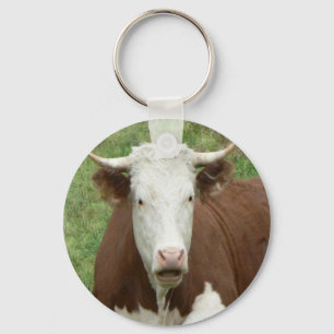 Geef 'Em de vogel voor Thanksgiving Sleutelhanger