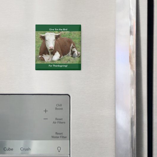 Geef 'Em the Bird for Thanksgiving Magnet' Magneet (Insitu (Koelkast))