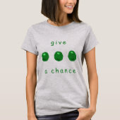 Geef Erwten Een Kans #2 T-shirt (Voorkant)