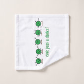 Geef erwten een kans bad handdoek (Wasdoekje)