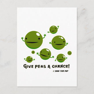 Geef Erwten een kans Briefkaart