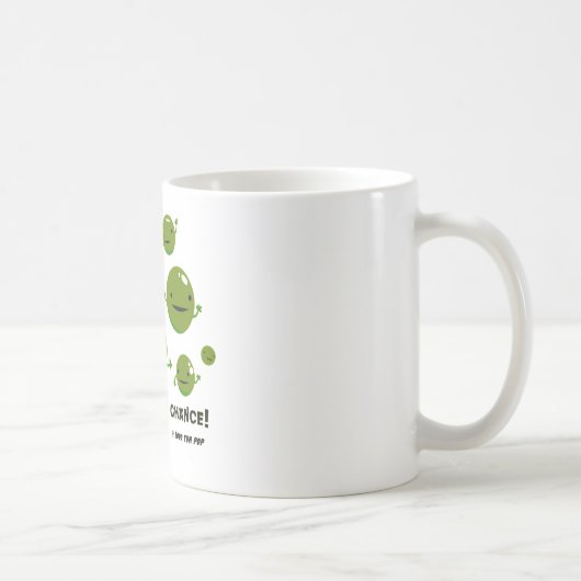 Geef Erwten een kans Koffiemok (Rechts)