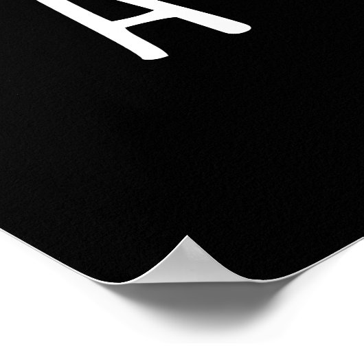 Geef erwten een kans op Funny Hippie Peas Pun Dark Poster (Hoek)