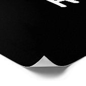 Geef erwten een kans Positive Pea Pun Dark BG Poster (Hoek)