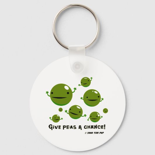 Geef Erwten een kans Sleutelhanger (Voorkant)
