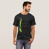 Geef erwten een kans t-shirt (Voorkant volledig)