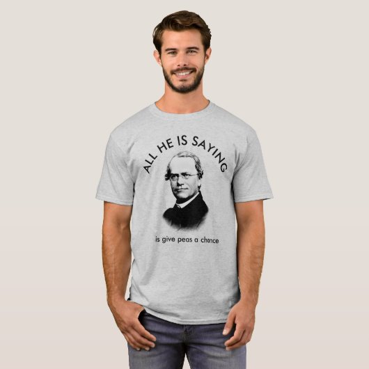 Geef Erwten een kans T-shirt (Voorkant volledig)