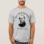 Geef Erwten een kans T-shirt (Voorkant)