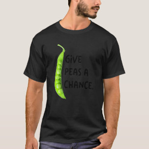 Geef Erwten Een Kans Vegetarisch Wfpb Kleding Vega T-shirt