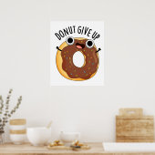 Geef Funny Food Pun op Poster (Keuken)