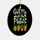 Geef Gardener alle Planten Keramisch Ornament (Rechts)