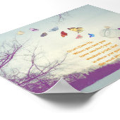 Geef geen botervliegend Poster op (Hoek)