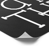 Geef geen Chalkboard Poster op (Hoek)