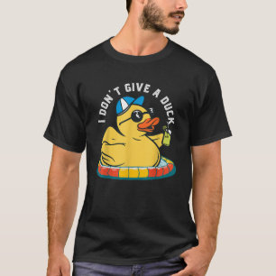 Geef geen eend rubberen eendje Boerderij dierenwoo T-shirt
