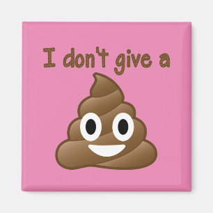 Geef geen Emoji Poop Magneet