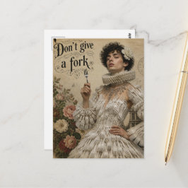 Geef geen Fork Nepschijn Oude Ansichtkaart Briefkaart