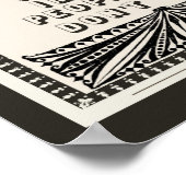 Geef geen geld uit je hebt geen grappig advies poster (Hoek)