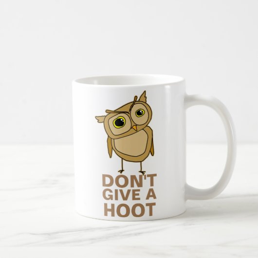 Geef geen Hoot Koffiemok (Rechts)
