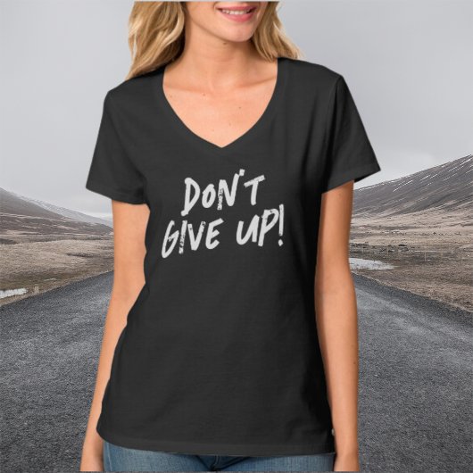 Geef geen Inspirerend T-Shirt op
