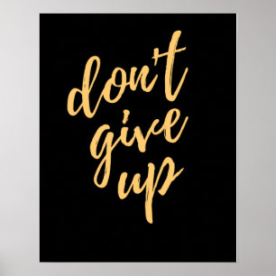 Geef geen motivatie poster op