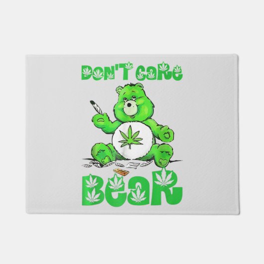 geef geen premie voor onkruid beer deurmat (Voorkant)