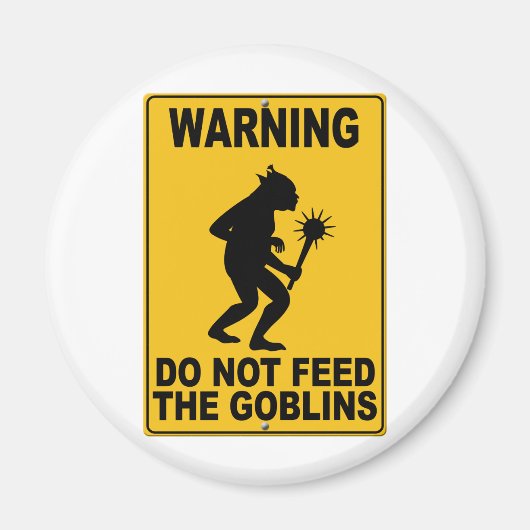 Geef geen voer aan de Goblins Magneet (Voorkant)